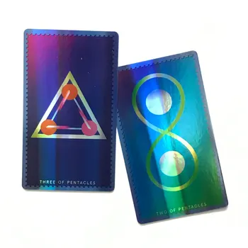 Galda Spēles Tarot Kartes Mystic Pirmdiena Hologrāfiskā Zīlēšana Pieaugušajiem Playing Card