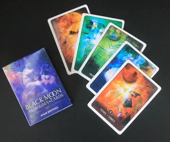 Galda Spēles Tarot Kartes Oracle Melnā Mēness Maģija, Astroloģija Piegādes Zīlēšana Pieaugušajiem un Bērniem, kas Spēlē Karti