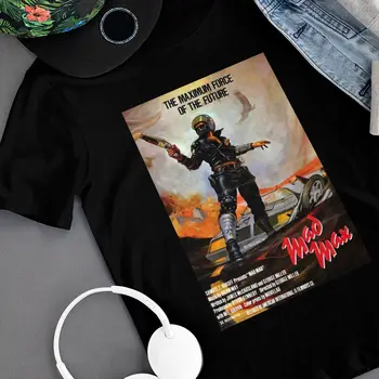 Gangsta T Krekls Mad Max Original Gangsta T-Krekls Kokvilnas 4xl Tee Vīriešu Krekls Smieklīgi Vasaras Iespiesti Tshirt