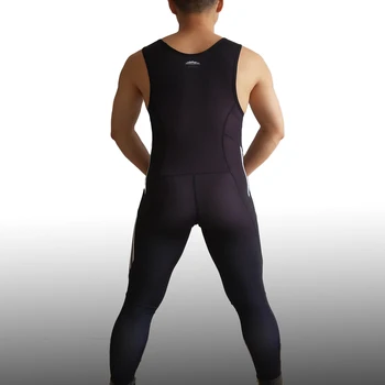 Garš modelis Badiace REKLĀMU Speedsuit Pilna Ķermeņa Cīņas Singlet Sporta Jauda, Svars Pacelšanas Apģērbs Cilvēks Zeķes ir Viens Gabals peldkostīms