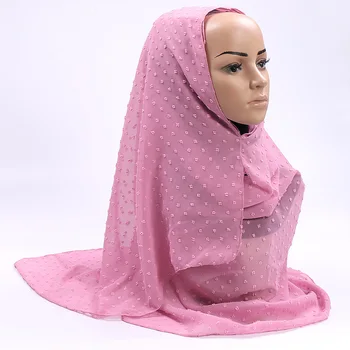 Gatavs Valkāt Musulmaņu hijab Dubultā Cilpa hijab Bārkstīm Šifona Sieviešu instand hijab šalli ir viegli valkāt lakatu Arābu headwraps