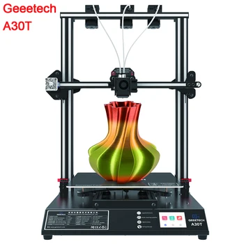 Geeetech A30T Printeri Tri-color Sajauc 3D Printera Komplekts ar 320x320x420mm Apdrukas Izmēru/Tri-Presēt/Break Atsākt Wifi Savienojumu