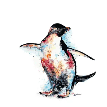 Glezna Ar Numuriem DIY Dropshipping40x50 50x65cm Atdzist deju krāsotas pingvīns Dzīvnieku Audekls Kāzu Dekorēšana Mākslas ainu Dāvanu
