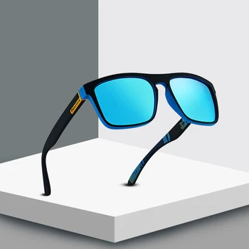 Glitztxunk Polarizētās Saulesbrilles, Vīriešu Retro Laukumā Zīmola Dizainere Braukšanas Toņos Vīriešu Saules Brilles Par Vīriešiem, Melns Ieplests Oculos