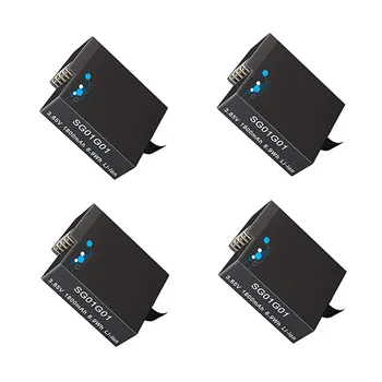 Go Pro Baterija 1800mAh Par Gopro 8 Varonis 8 7 Black Varonis 6 Hero 5 Rīcības Kameru Piederumi un LED USB 3 Veidi, kā Portatīvo Lādētāju