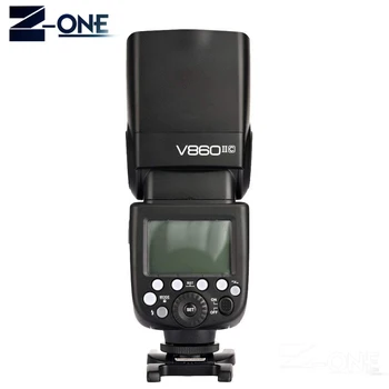 Godox Ving V860II V860II-C/N/S/F/O E-TTL HSS 1/8000 Speedlite Zibspuldzes Canon Nikon Sony spoguļkamera Bez VB-18 Akumulatora