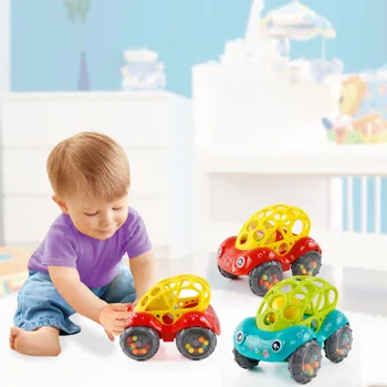 Grabēt Roll Auto Bumbu, Spēlēt Rotaļlietas Bērniem Spēle, Dāvanas, Kratot Bell Kratot Bell Interaktīvās Rotaļlietas, bērnu Rokas Noķert Mīkstas Gumijas Rotaļlietas