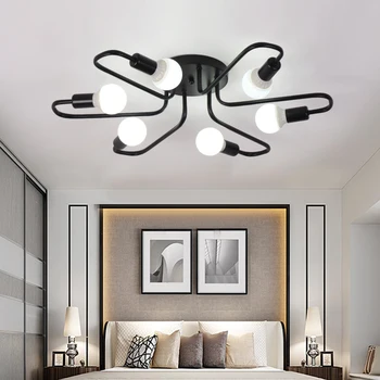 Griestu lampas Modernās Vairāki LED E27 Lampas Bāze Melns/Balts/Zelta Dzīvojamā Istaba / Guļamistaba, Iekštelpu Apgaismojums Retro
