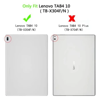 Grūti Bruņas Gadījumā Lenovo Cilnes 4 10 TB-X304L TB-X304F TB-X304N 10.1 Segtu Smago DutyHybrid Izturīgs TPU+PC Tablet Case +FilmPen