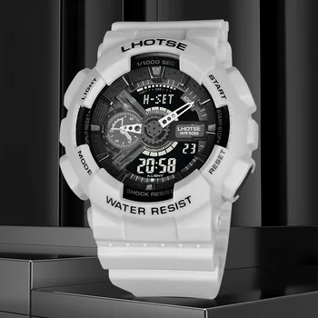 Gshock Skatīties Vīriešu Sporta 50m Ūdensizturīgs hodinky Kompass G Stila Shock Pulksteņi Elektronisko Militāro Balto Vīriešu relogios masculino
