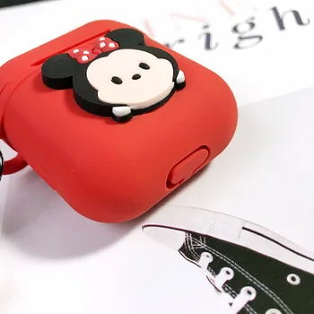 Gudrs Bluetooth Bezvadu Austiņas Gadījumos AirPods Gaisa pākstis ar Mickey Minnie Rotaļlietas Handline Apple i10 i13 TWS Mobilais Stends