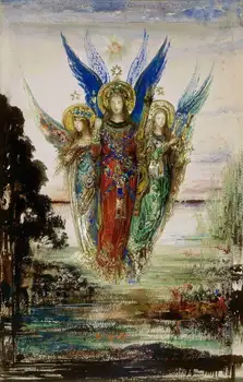 Gustavs Moreau Nakts Balsis Mākslas Izdrukāt Plakātu eļļas gleznas audekla Mājas Dekoru, Sienas Māksla