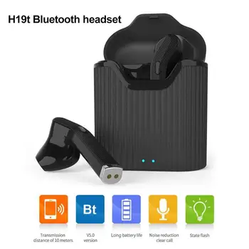 H19T Bluetooth 5.0 TWS Bass Stereo Bezvadu Austiņas Earbuds iOS Android
