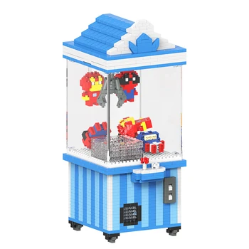 HC Micro Celtniecības Bloki Raust Lelle Mašīna Klasisko Spēļu Konsole DIY Komplekts Mini Ķieģeļi Rotaļlietas Bērniem Iebūvēts Varonis Bloki