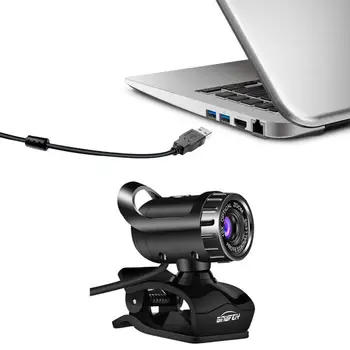 HD Webcam Web Kamera Ar iebūvētu HD Mikrofons Usb Kameras Web Cam Platekrāna Youtube Kamera MIKROFONS Clip-on PC Klēpjdators