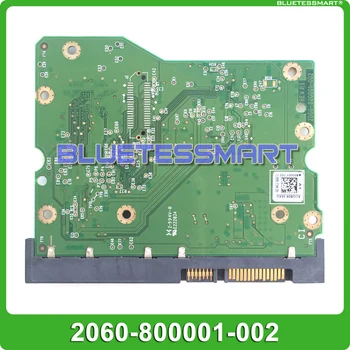HDD PCB plates loģika valdes iespiestajā 2060-800001-002 par WD 3.5 SATA cieto disku remonts datu atgūšana