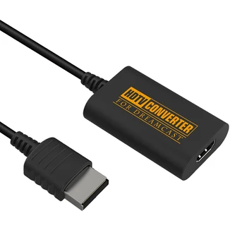 HDMI Adapteri Portatīvo Augstas Izšķirtspējas Uzskaites Dongle par Sega Dreamcast Atbalsta NTSC 480i, 480P,