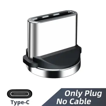 HEZUGOYI Magnētisko Pievienojiet Mikro USBC Ātrās Uzlādes Kabelis Addapter C Tipa 360 Grādu Magnēts Savienotāji iPhone, Samsung, Huawei P30