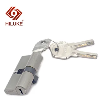 HILUKE misiņa durvju drošu bloķēšanas cilindru Eiropā stander 63mm augstas bloķēšanas core drošu atslēgu mājas, koka guļamistabas durvīm