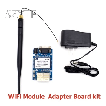 HLK-RM04 RM04 Uart Seriālo Portu Ethernet, WiFi, Bezvadu Modulis ar Adapteri Valdes Izstrādes Komplekts DIY