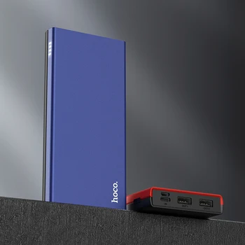 HOCO Power bank 10000mAh Portatīvo PowerBank Tālruņa ātri Uzlādēt USB Izeja Ārējo Bateriju Pakotni, Mobilā Lādētājs iphone 11