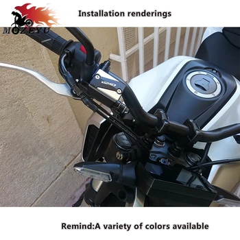 HONDA CB125R 2018-2019 Jaunu CNC Motociklu Sarkans/Melns Priekšējais Bremžu Šķidruma Klp Segtu galvenā Cilindra Šķidruma Sūknis Tvertnes Aizsargs