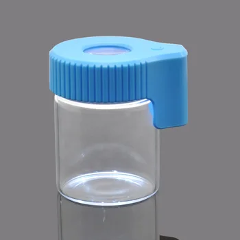 HORNET Plastmasas&Stikla Gaismas-Up LED Gaisa Necaurlaidīgā Uzglabāšanas Palielināmo Jar Skatīšanās Konteineru 155ML Vakuuma Roņu Plastmasas Pill Box Gadījumā