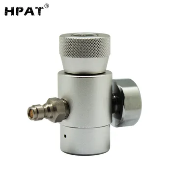 HPAT Co2 Uzpilde Adapteris Savienotājs Gāzes Regulators Soda Co2 Tvertni Plūsma ar 8mm Vīrietis Ātri Atvienot Adapteri & Rādītājs