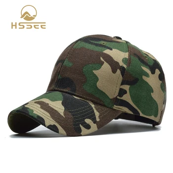HSSEE oficiālais autentisks armijas kamuflāža klp kokvilnas elpojošs ērti zvejas klp unisex āra sporta cepure