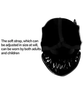 Halloween Kaušanas Dominē Maska Deathmetal Bērns no Tumsas Demolisher Shikolai Dēmons Maskas Brutal Deathcore Cosplay Prop