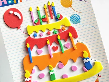 Happyxuan 20 Bildes Jaunas Eva Putu Uzlīmes Bērniem DIY Mākslas Amatniecības Rokdarbus, Materiālus Pirmsskolas Izglītības Puzzle Rotaļlieta 3 Gadiem