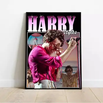 Harija Stili Krāsošana Sienas, Mākslas Plakātu, Moduļu Rose Sarkans Krekls Attēlus HD Apdrukāta Kanvas Home Decoration Dzīvojamā Istaba Bez Rāmja