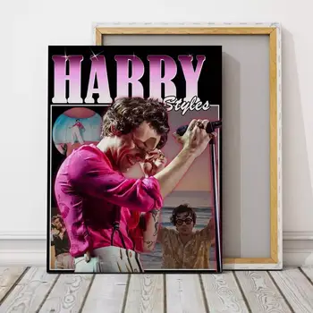 Harija Stili Krāsošana Sienas, Mākslas Plakātu, Moduļu Rose Sarkans Krekls Attēlus HD Apdrukāta Kanvas Home Decoration Dzīvojamā Istaba Bez Rāmja
