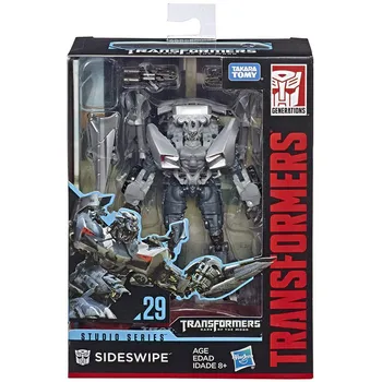 Hasbro Transformers Studio Sērija 29 Deluxe Klases Movie4 Sideswipe Rīcības Attēls Modeļa Rotaļlietu ss29