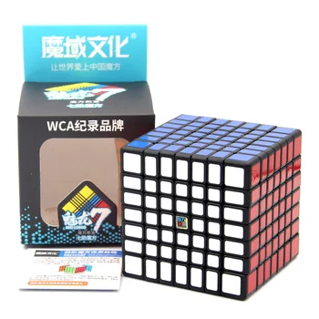 HelloCube MofangJiaoshi MoYu MF7 Magic Cube Meilong 7x7x7 Cube Burvju 7x7 Ātrums Puzzle Cubo Izglītības Rotaļlietas, Bērnu Spēles