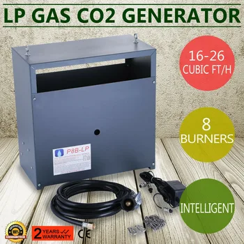 Hidroponiskas CO2 Ģenerators 8 Deglis viegla Materiāla Gāzes Tipa Uzticamu LABU PRO