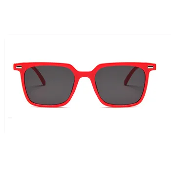Higodoy Modes Unisex Plastmasas Saulesbrilles Sieviešu Vintage Luksusa Zīmolu Vīriešu Saules Brilles Black Red