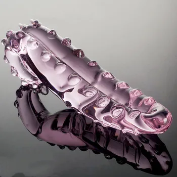 Hippocampus Formas Rozā Stikla Dildo Dzimumlocekļa Gailis Pievienojiet Anālā Seksa Rotaļlietu Sieviešu Masturbācija Butt Plug
