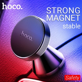 Hoco magnētisko automašīnas turētājs paneļa tālrunis mount gaisa ventilācijas mobilo telefonu magnēts stāv iphone, samsung xiaomi ventilācijas centrālā konsole