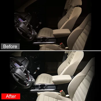 Honda CR-V CRV CR V 2013 2016 2017 4gab 12v LED Spuldzes Komplekts Automašīnas salona Dome Lasīšanas Lampas, Bagāžnieka Apgaismojuma Piederumi