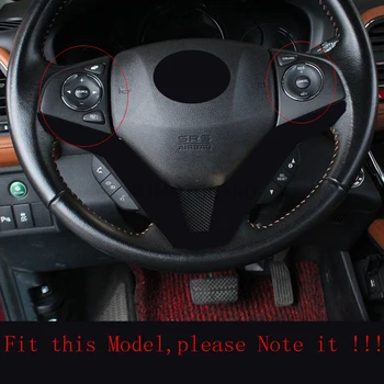 Honda Vezel HR-V HRV 2016 2017 Auto Stūres Paneļa Vāku Apdare Ielikt Molding Rotāt Oglekļa Šķiedras Vizuļi