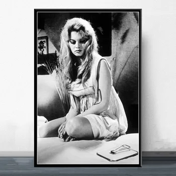 Hot Sexy Brigitte Bardot Filmu Zvaigzni, Aktrisi, Modeli Art Glezniecība, Zīda Gleznas Plakāts, Sienas, Mājas Dekoru obrazy plakat