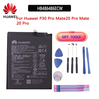 Huawei Oriģinālo Rezerves Akumulatoru 4200mAh HB486486ECW Par Huawei P30 Pro Mate20 Pro Mate 20 Pro Patiesu Tālruņa Akumulatora +Instrumenti