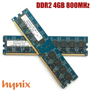 Hynix chipset DDR2 4GB 2GB 1GB PC2 5300U 6400U DDR2 1G 2G 4G 667, 800 MHZ Darbvirsmas RAM Darbvirsmas atmiņa