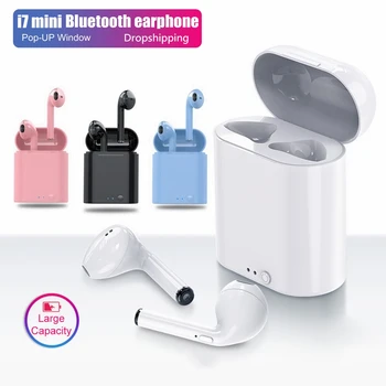 I7s mini Bluetooth 5.0 Austiņas Bezvadu austiņas Sporta Earbuds HIFI Austiņas ar micphone Klausules Lietā Par Iphone Xiaomi