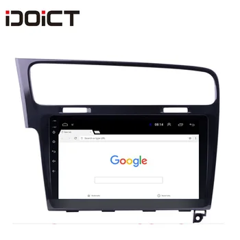 IDOICT Android 8.1 Auto DVD Atskaņotājs, GPS Navigācijas Multimediju Par Volkswagen GOLF 7 radio-2017 auto stereo wifi