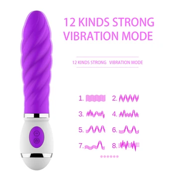 IKOKY 360 Grādu Rotācijas 12 Ātrums Dildo Vibratoru Burvju Nūjiņu Klitora G Spot Stimulators Seksa Rotaļlietas Sievietēm Sieviešu Masturbator