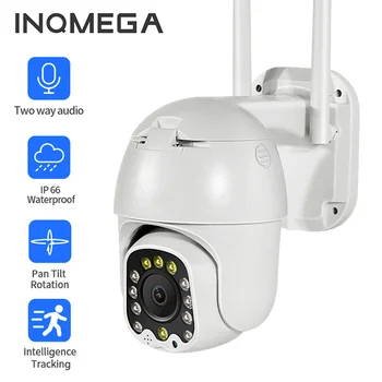 INQMEGA 4G Fotokameras 1080P HD PTZ Kameras Bezvadu GSM SIM Karti, WIFI IP Kameras Drošības Āra CCTV P2P IS Nakts Redzamības 30M