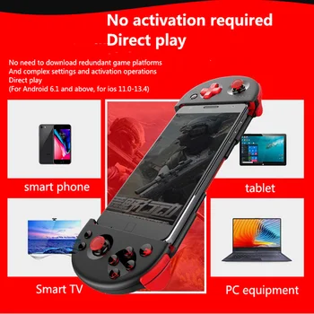 IPEGA 9087S Smart Tālrunis Gamepad Wireless Bluetooth Pagarināt Kursorsviru Rīkoties ar Ios Tablet PC Android Tv Box Spēļu Kontrolieris