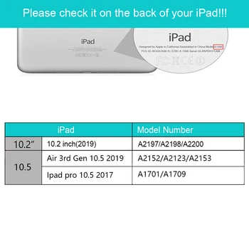 IPad 10.2 7. Paaudzes Lietā, ar Zīmuli Turētājs iPad 2019 10.2 Slim Reizes Stāvēt Silikona Būtiska A2200 A2198 A2232 +Filma